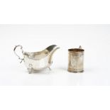 A Victorian silver Christening mug,