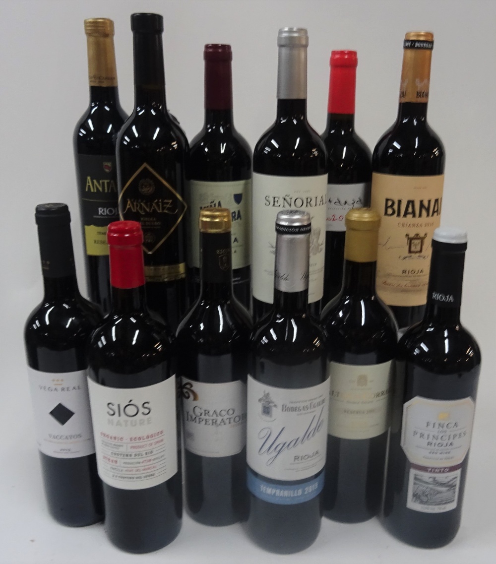 Rioja: Altos de Corral Reserva 2011; Anatano Reserva 2016;