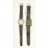 An Omega Constellation Quartz steel circular cased gentleman's wristwatch,