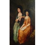 After Thomas Gainsborough, The Linley Sisters (Mrs Sheridan & Mrs Tickell), oil on canvas,