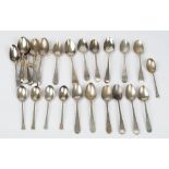 Silver flatware,