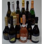 Italian Sparkling Wine: Ca' d'Or Saten Brut; Drusian 30 Raccolti Dossagio Zero Brut;