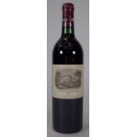 One bottle of 1985 Chateau Lafite Rothschild Pauillac.