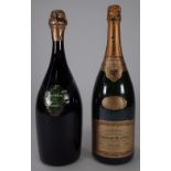 A magnum of 1993 Gosset Grand Millesime Champagne and a magnum of 1990 Laurent-Perrier Vintage