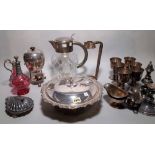 Silver plated wares,