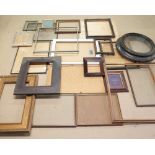 A collection of picture frames, some in poor condition, (qty).