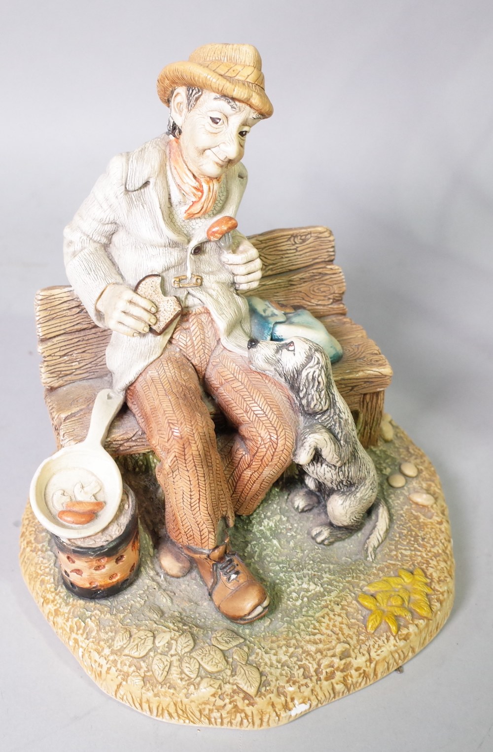Ceramics, a group of Capodimonte type figures, two Beswick style horses and sundry. - Image 5 of 15