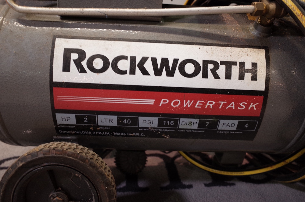 A Rockworth power task compressor. - Image 2 of 4