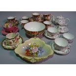 English 19th /20th century ceramics, comprising; a Copeland Japan pattern part coffee service,