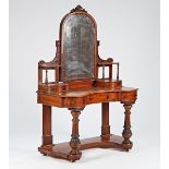 A Victorian mahogany Duchess dressing table with an arrangement of five drawers on fluted...