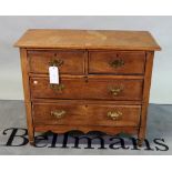 An early 20th century oak chest