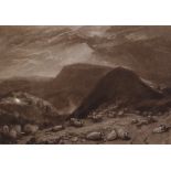 After JMW Turner, Hind Head Hill, engraving by Dunkarton published 1811, 18 x 26cm