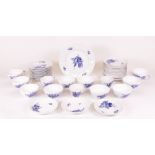 ‘Royal Copenhagen’, a part tea set with blue flower pattern (qty)