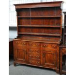 An 18th century oak dresser