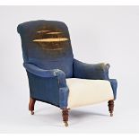 A Victorian easy armchair
