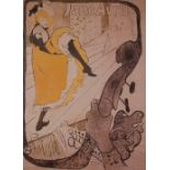 After Henri de Toulouse-Lautrec, reproduction print, 59 x 43cm,