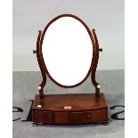 A Regency mahogany toilet mirror