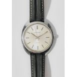 A Longines Conquest steel cased gentleman's wristwatch.