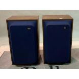 A pair of mid-20th century MA loudspeakers, 65cm tall; 39cm wide