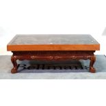 A 20th century South East Asian coffee table