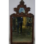 An Italian gilt framed mirror