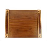 LINLEY; A wooden and marquetry inlaid desk blotter