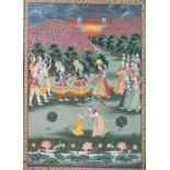 A large Indian painting