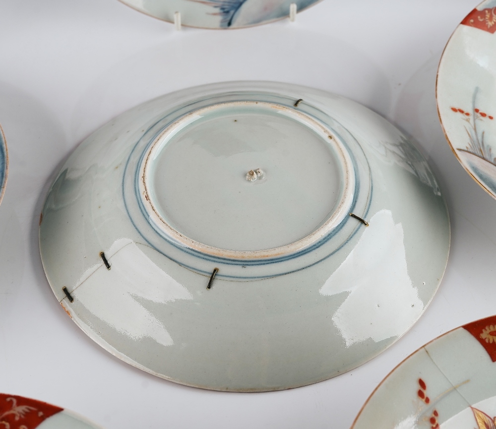 A set of ten Japanese Imari plates - Image 3 of 5