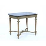 A Louis XVI style marble top centre table