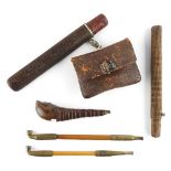 THREE ASIAN PIPES (3)