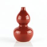 A Chinese flambé vase