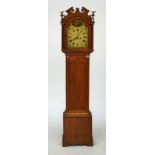 A George III oak longcase clock