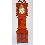 An early Victorian mahogany longcase clock