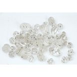 A quantity of loose rock crystal beads