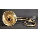 An early 20th century brass horn (2)