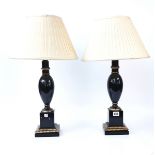 TWO PAIRS OF TABLE LAMPS