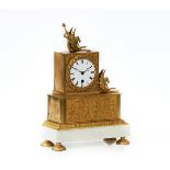 A FRENCH ORMOLU MOUNTED TIMEPIECE