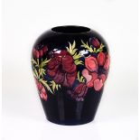 A large Moorcroft vase