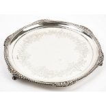 A silver salver