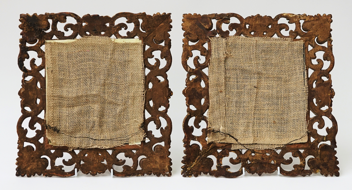 A PAIR OF ITALIAN FLORENTINE GILT-WOOD FRAMES (2) - Image 4 of 5