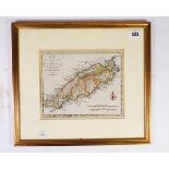 BOWEN, Thomas (b. 1790). A Map of the Island of Tobago. [etc.]