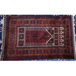 A BELUCHISTAN PRAYER RUG