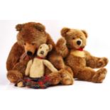 TWO STEIFF TEDDY BEARS AND ONE FURTHER TEDDY BEAR (3)