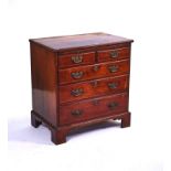 A MID-18TH CENTURY MAHOGANY CHEST