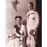 A PORTRAIT PHOTOGRAPH OF THE DUKE AND DUCHESS OF WINDSOR, SIGNED AND DATED
