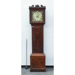 A GEORGE III MAHOGANY LONGCASE CLOCK