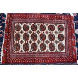 AN INDIAN BOKHARA RUG