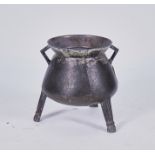 A BRONZE CAULDRON