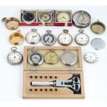 A GROUP OF POCKET WATCHES (QTY)