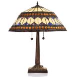 A TIFFANY STYLE TABLE LAMP